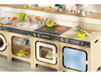 Spielküche Gastronom mit Herd, Spüle, Kühlschrank und Waschmaschine - 69551 241025 1