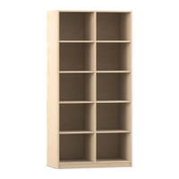 Flexeo® Regal, 2 Reihen, 10 Fächer, hoch, Breite 94,4 cm - 800001V0007 P01