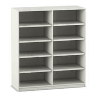 Flexeo® Bibliotheksregal, 10 Fächer, mittelhoch, Breite 126,4 cm – Bild 21