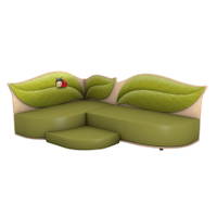 Kinder-Akustik-Ecksofa „Blatt“ - Betzold Kinder Akustik Ecksofa Blatt 771369 a ZN