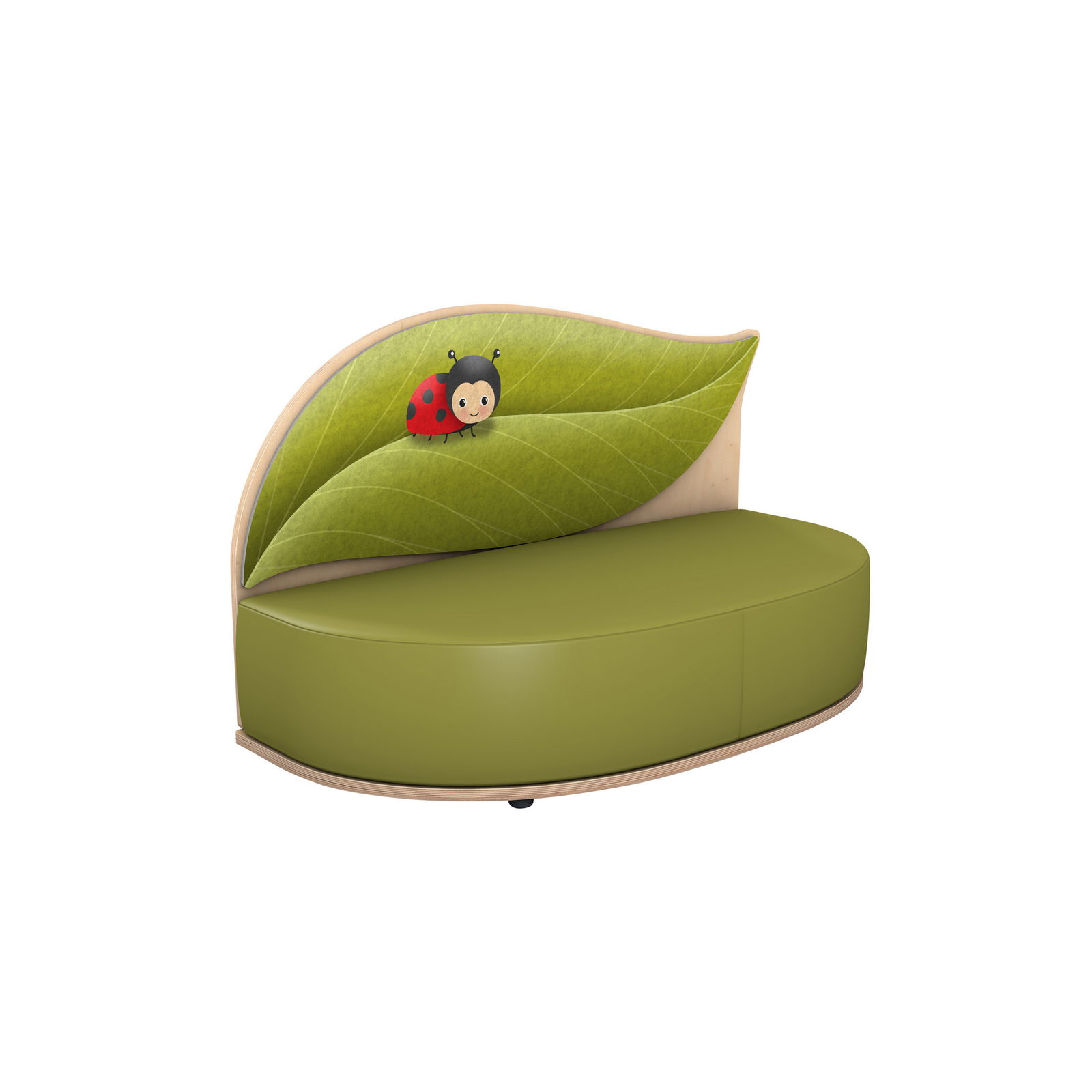 Kinder-Akustiksofa „Blatt“