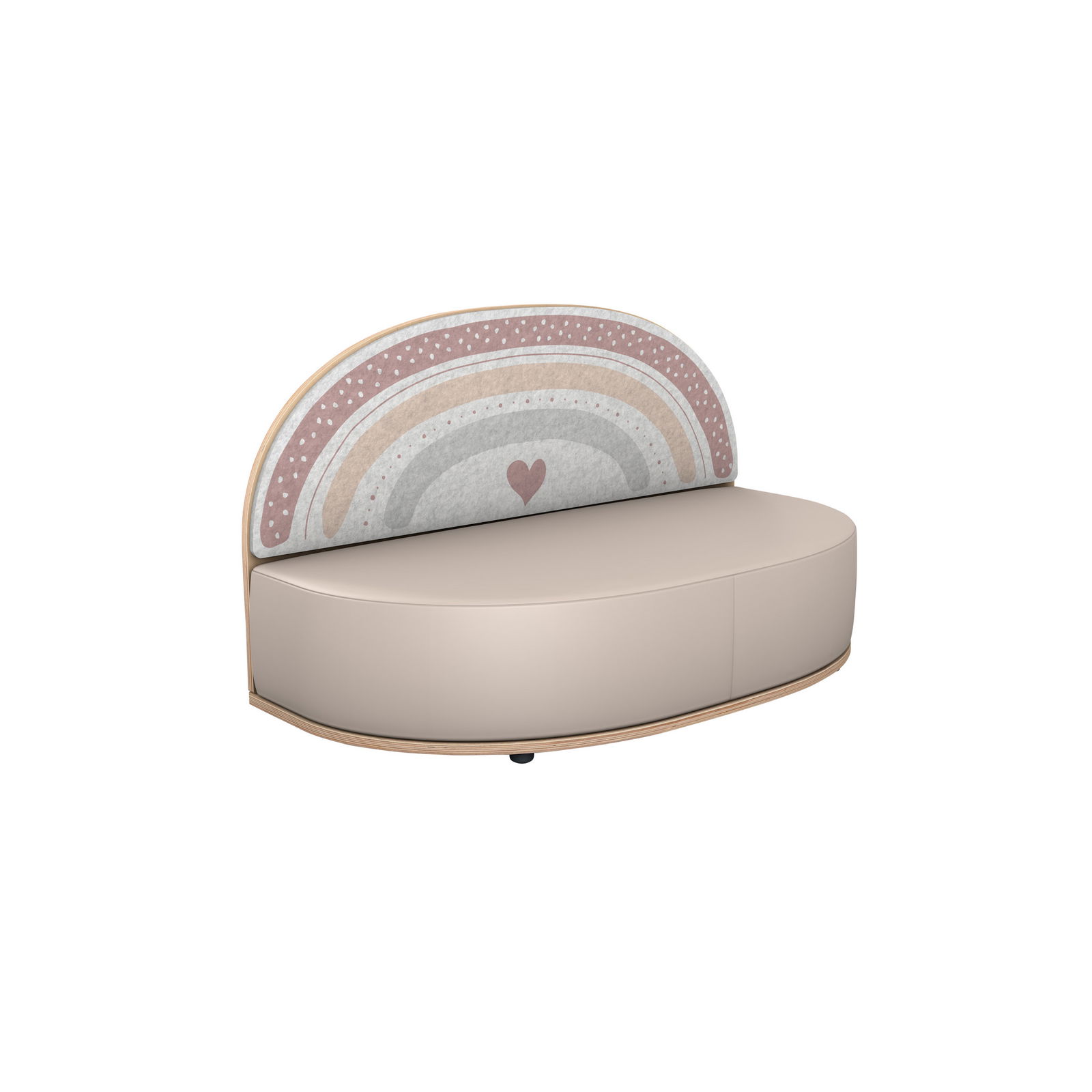 Kinder-Akustiksofa „Regenbogen“