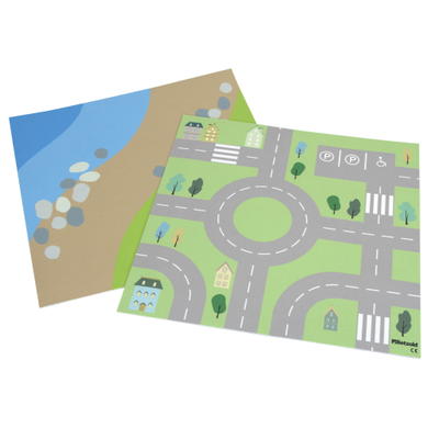 Teppiche für Bodenspieltisch, 2er-Set