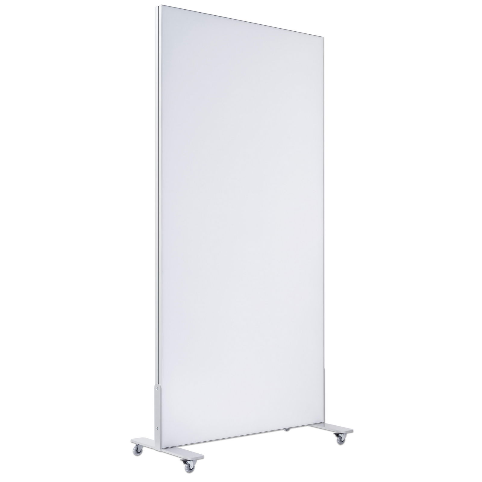 Xilent Akustik-Stellwand, Farbe 1-seitig, verstärkte Standfüße, Rollen
