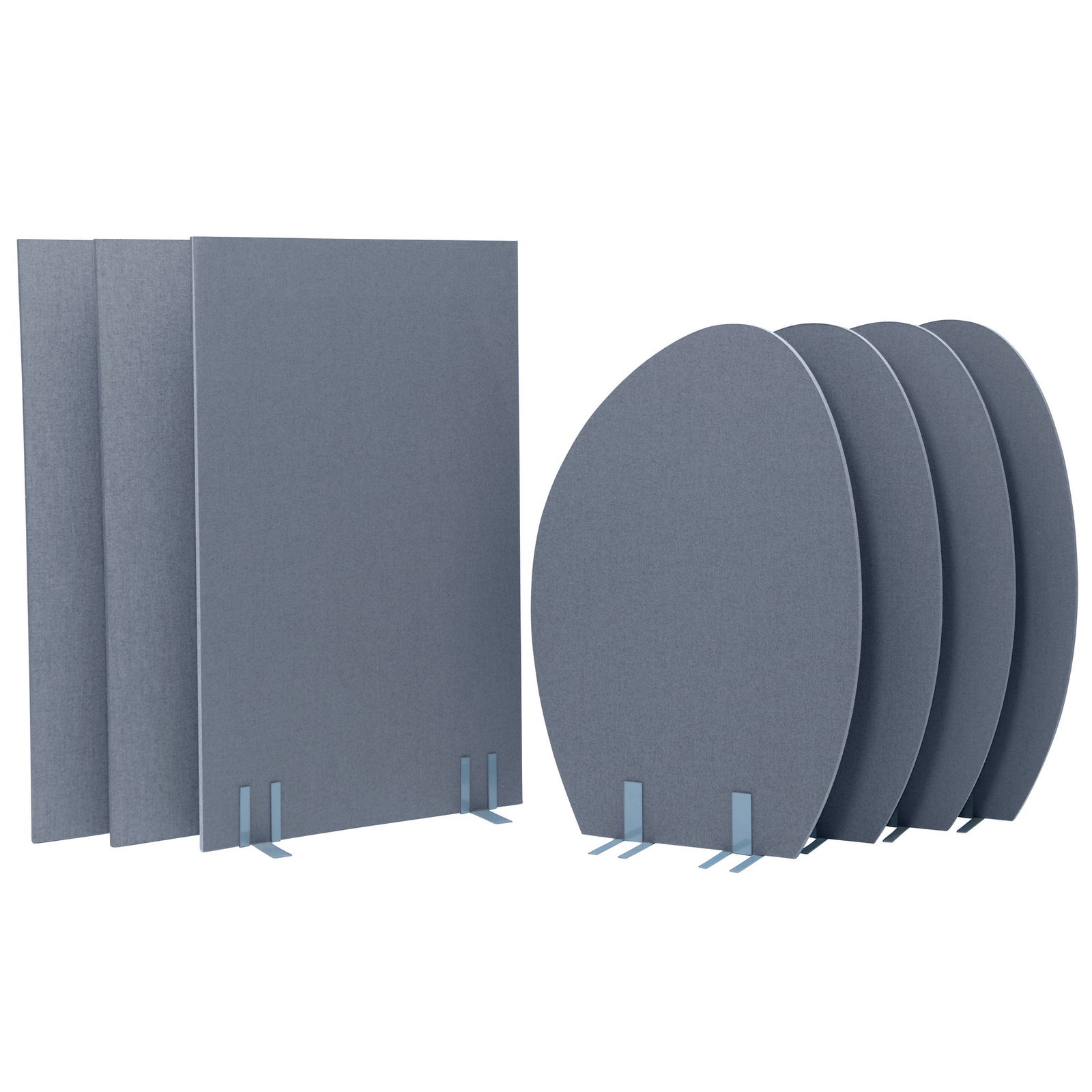 Xilent Schallschutz-Stellwand mit Stellfüßen