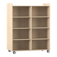 Flexeo® Bücherwagen, beidseitig je 6 Fachböden - Flexeo Buecherwagen beidseitig je 6 Fachboeden 809115 P01 ZN