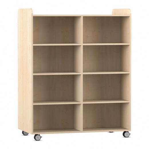 Flexeo-Buecherwagen-beidseitig-je-6-Fachboeden-809115_P01-ZN Flexeo® Bücherwagen, beidseitig je 6 Fachböden - Flexeo Buecherwagen beidseitig je 6 Fachboeden 809115 P01 ZN