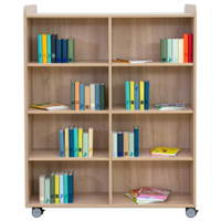 Flexeo® Bücherwagen, beidseitig je 6 Fachböden – Bild 5