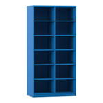 Flexeo® Regal, 2 Reihen, 12 Fächer, Breite 94,4 cm - Flexeo Regal 2 Reihen 12 Faecher Breite 94 4 cm 800025V0050 P01 ZN