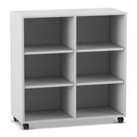 Flexeo® Regal, 2 Reihen, 6 Fächer, H x B x T: 98 x 94,1 x 40,8 cm – Bild 19