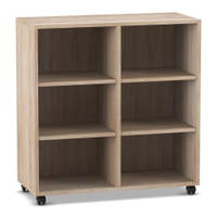 Flexeo® Regal, 2 Reihen, 6 Fächer, H x B x T: 98 x 94,1 x 40,8 cm – Bild 9