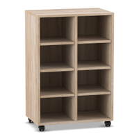 Flexeo® Regal, 2 Reihen, 8 Fächer, niedrig – Bild 9