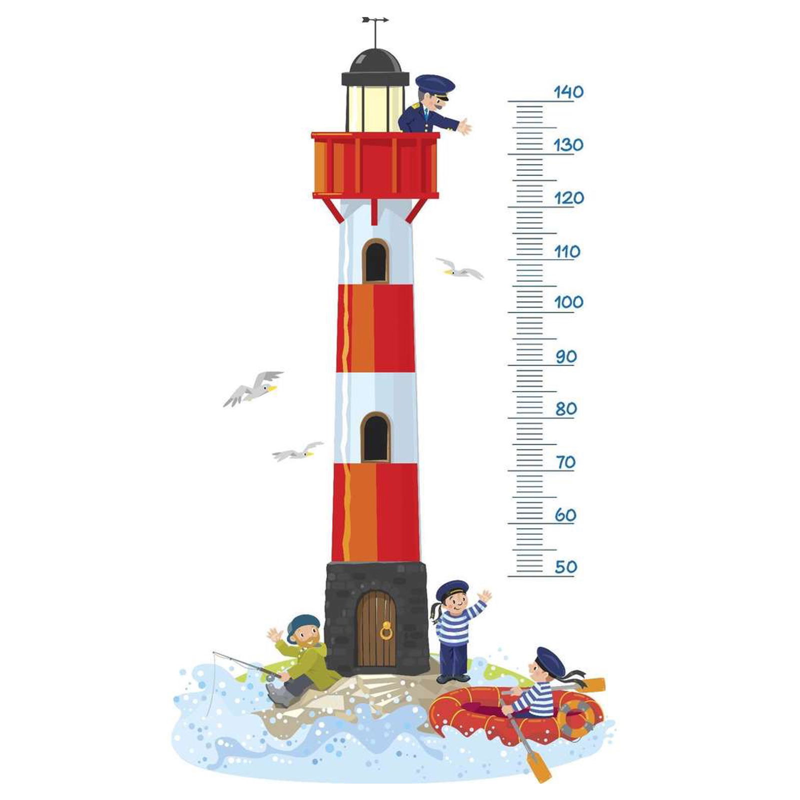 Kindermesslatte Leuchtturm