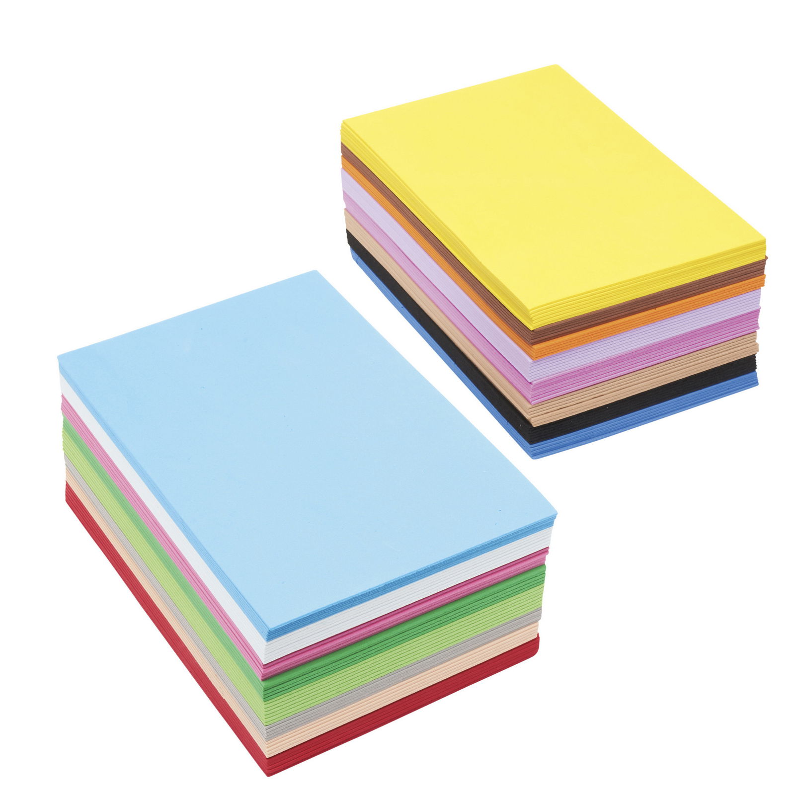 Moosgummi-Superpack, 100 Bögen