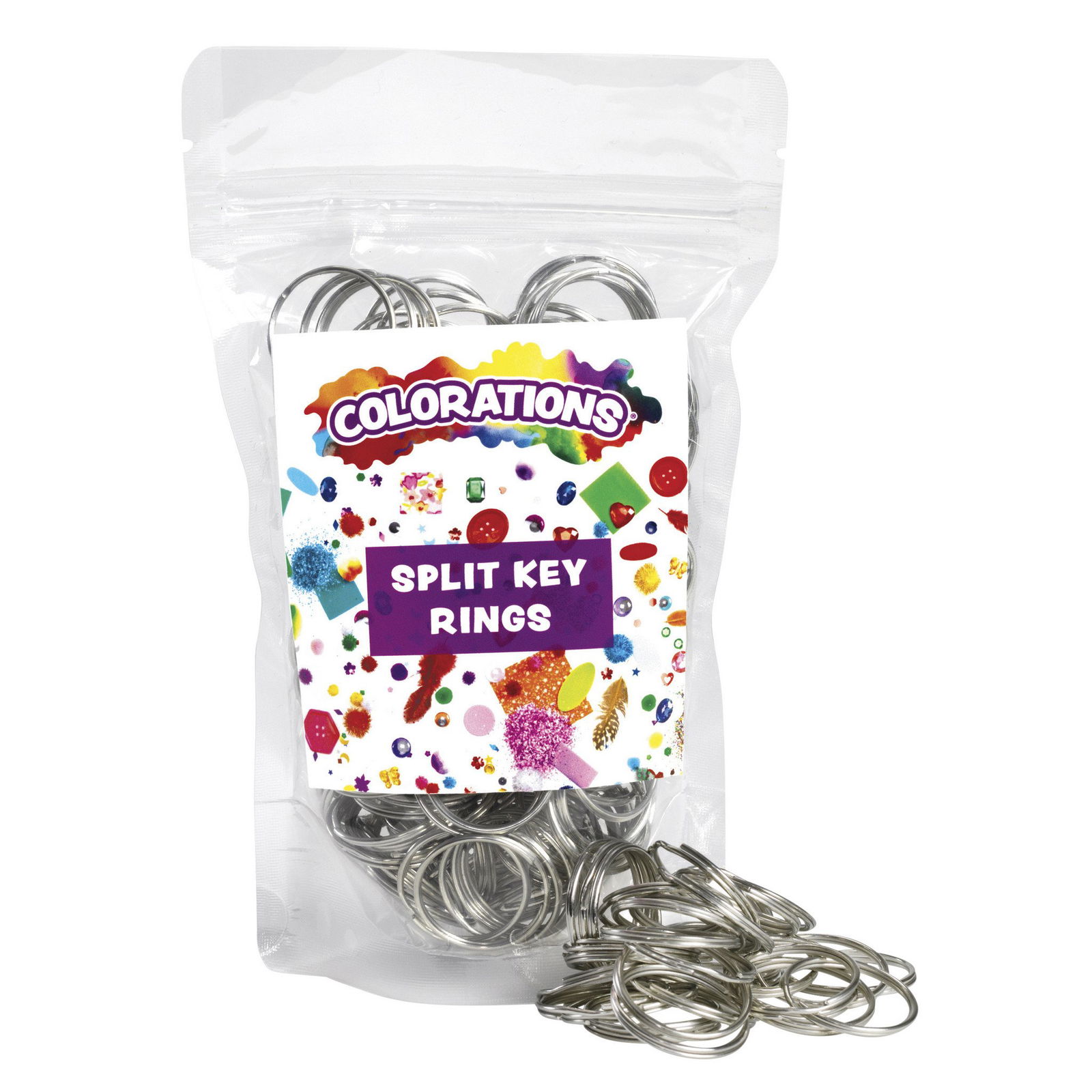 Schlüsselanhänger-Ringe, 144 Stück