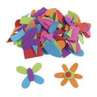 Selbstklebende Moosgummi-Mosaikformen, 1000 Stück - Selbstklebende Moosgummi Mosaikformen 1000 Stueck E 774037 e ZN