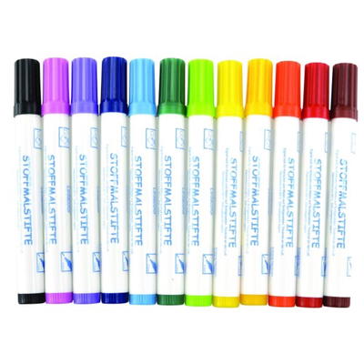 Stoffmalstifte – 12er Set