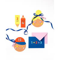 Moosgummi-Glitter-Sticker „Zahlen“, 112 Stück - folia Moosgummi Glitter Sticker Zahlen 112 Stueck E 775870 d ZN