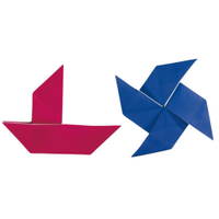 Origami-Faltpapier, 70 g/m², 500 Blatt, 10 Farben - folia Origami Faltpapier 70 g m 500 Blatt 10 Farben 80071 2 ZN