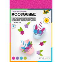 Selbstklebendes Glitzer-Moosgummi, 5 Bogen – Bild 9
