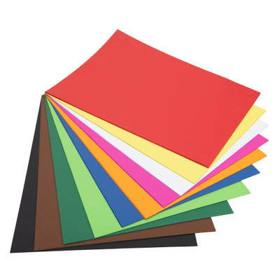 Tonkarton, 220 g/m², 50 x 70 cm, 100 Bogen, 10 Farben
