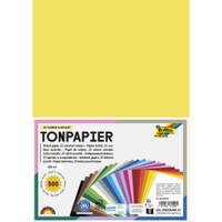 Tonpapier, 130 g/m², DIN A4, 500 Blatt, 25 Farben - folia Tonpapier 130 g m DIN A4 500 Blatt 25 Farben 80005 b ZN