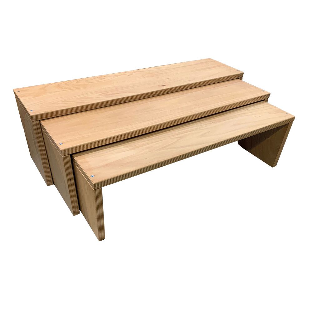 Garderobenbänke, 3er Set