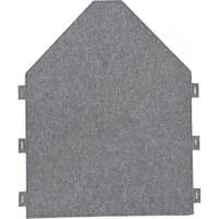 Wandschirm aus Filz, Haus, 70 x 90 cm - wandschirm aus filz haus grau 70 x 90 842180 w