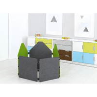 Wandschirm aus Filz, Haus, 70 x 90 cm – Bild 6