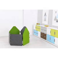 Wandschirm aus Filz, Haus, 70 x 90 cm – Bild 5