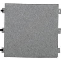 Wandschirm aus Filz, Quadrat, grau, 60 x 60 cm - wandschirm aus filz quadrat grau 60 x 60 842177 w
