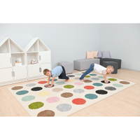 Teppich 2 x 2,8 m, mit 40 Feldern, beige - 056518 f 25