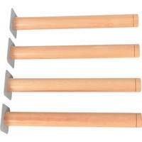 Flexi Tischbeine rund, 4 Stück, Buche – Bild 20