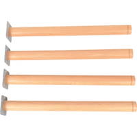 Flexi Tischbeine rund, 4 Stück, Buche – Bild 9
