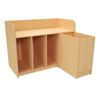 Große Wickelkommode Breite: 150 cm mit Treppe, Birke - 094205P b 25