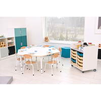 Quadro Materialwagen mit Fächern für Behälter – Bild 6