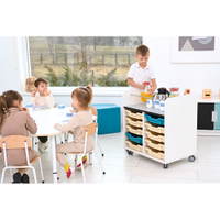 Quadro Materialwagen mit Fächern für Behälter - 094212W g 25