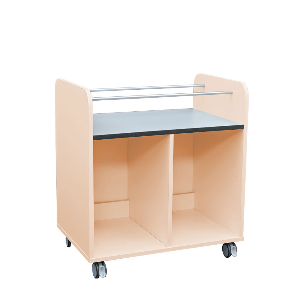 Quadro Materialwagen mit Fächern für Behälter