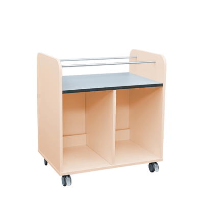 Quadro Materialwagen mit Fächern für Behälter