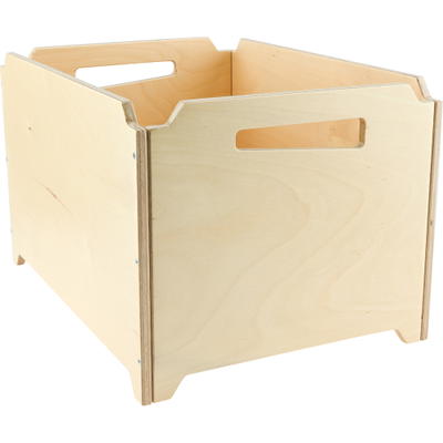 Echtholz Stapelbox, hoch, Höhe: 28 cm