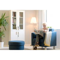 EXPO Schrank 185 mit Glasvitrine, Holzrahmen - 096192 03 i 18