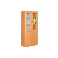 EXPO Schrank 185 mit Glasvitrine, Holzrahmen – Bild 14