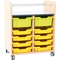 Flexi Materialwagen mit Fächern für Behälter - 096862 b 18