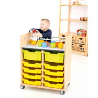 Flexi Materialwagen mit Fächern für Behälter - 096862 h 19