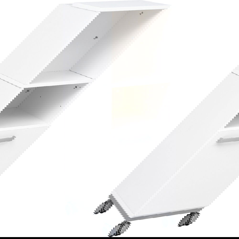 Grande Schreibtischrollschrank B, Ordnerfach vorn, T 50, H 111