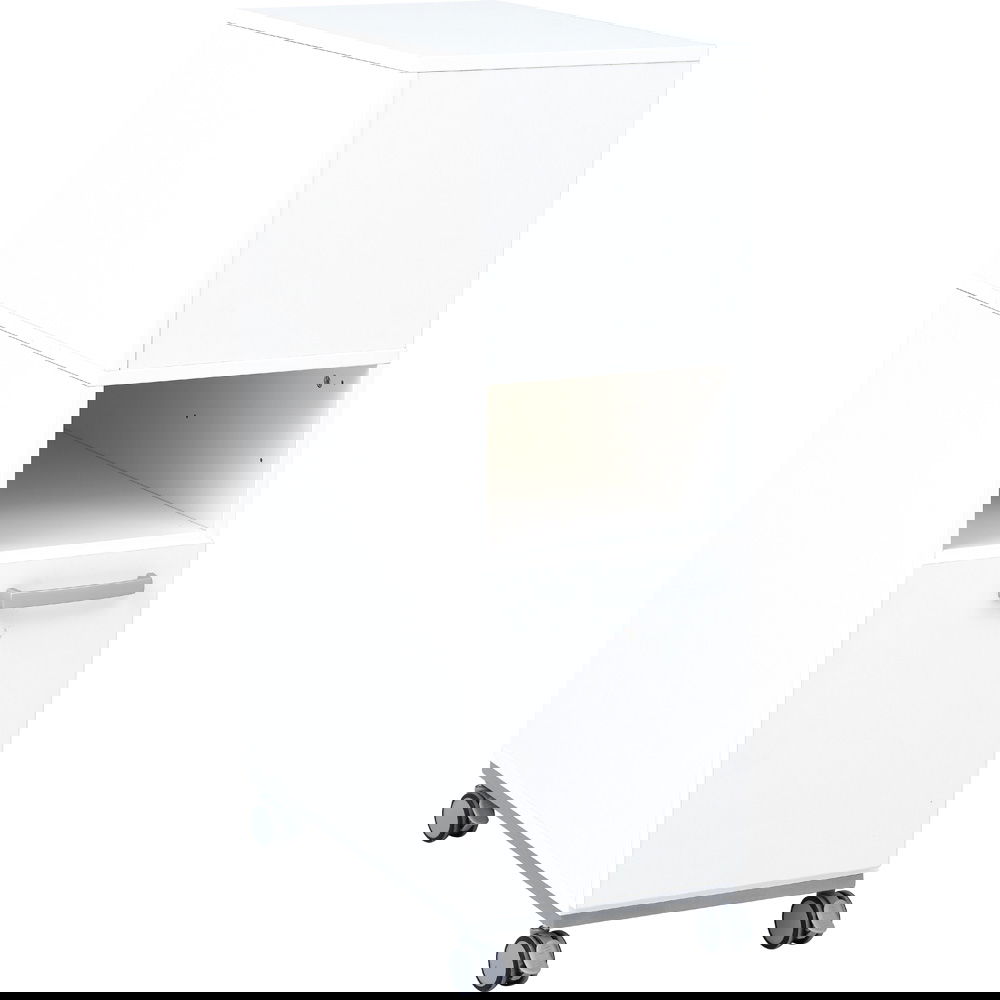 Grande Schreibtischrollschrank C, Ordnerfach seitlich, T 70, H 111