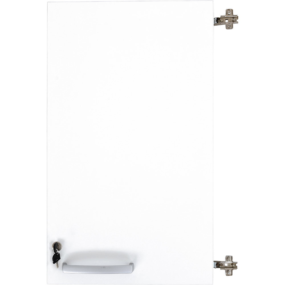 Grande Tür für Schrank M, 90°, 1 Flügel, abschließbar – weiß