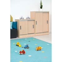 Portfolioschrank L mit Schiebetüren, T 48 – Bild 7