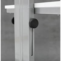 Grande Mobiler Lehrertisch, höhenverstellbar, TH 76–90 cm – Bild 19
