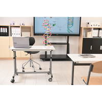 Grande Mobiler Lehrertisch, höhenverstellbar, TH 76–90 cm – Bild 13